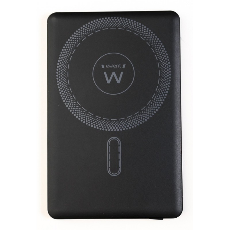 Ewent UltraSlim 5000mAh MagSafe PD 22.5W Power Bank Negro - 5000 mAh EW1160
