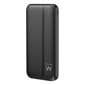 Ewent POWER BANK 10000mAh THIN PD 22.5W Negro - 10000 mAh EW1161