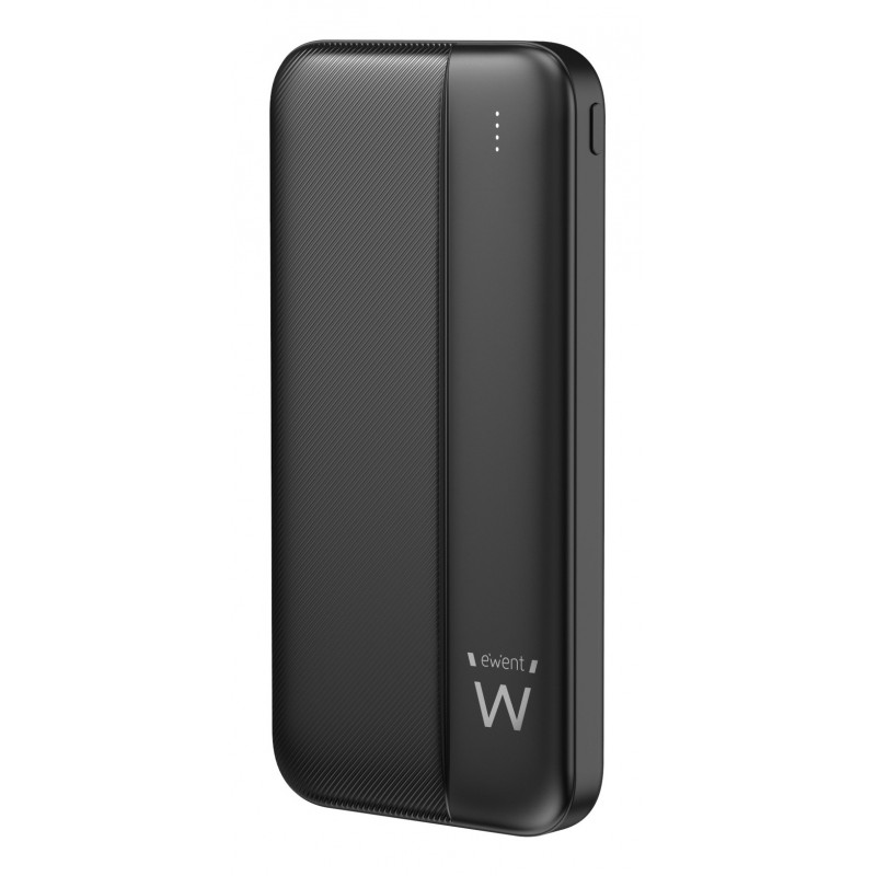 Ewent POWER BANK 10000mAh THIN PD 22.5W Negro - 10000 mAh EW1161
