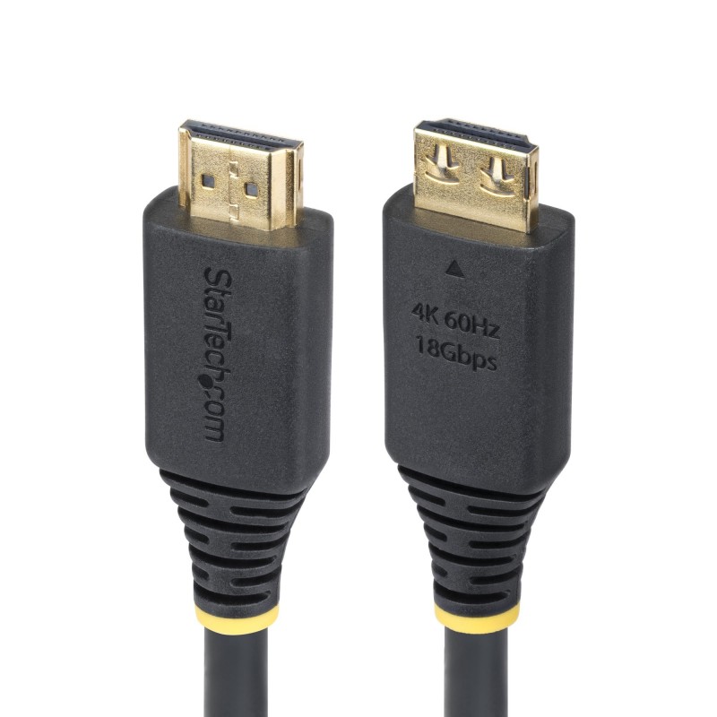 StarTech.com Cable HDMI de Alta Velocidad de 2m - Conectores de Agarre - 4K60Hz 1440p 144Hz - HDR10  HDMI2-CABLE-GRIP-2M