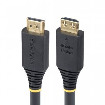 StarTech.com Cable HDMI de Alta Velocidad de 7m - Conectores de Agarre - 4K60Hz 1440p 144Hz - HDR10  HDMI2-CABLE-GRIP-7M