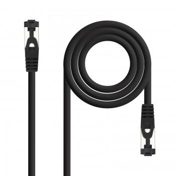 Nanocable Cable de Red Latiguillo Cat.8.1 2GHz LSZH SSTP AWG26, Negro, 10 m 10.20.2010-BK