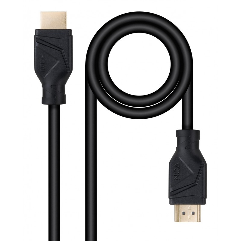 Nanocable Cable HDMI V2.1 8K@60Hz 48Gbps CCS, A M-A M, Negro, 1.5 m 10.15.8301-L150