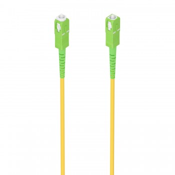 AISENS Cable Fibra Óptica Latiguillo G657A2 3.0 9 125 SMF Simplex CPR DCA LSZH, SC APC-SC APC, Amari A152-0986