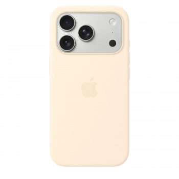 Funda Microfibra, Silicona Color vainilla para Apple iPhone 17 Pro MHVX4ZM A