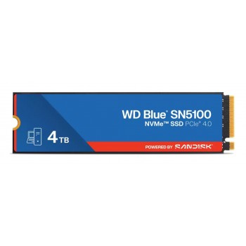WD Blue SN5100 - 4000GB M.2 QLC 3D NAND PCI Express 4.0 WDS400T5B0E-00CPE0