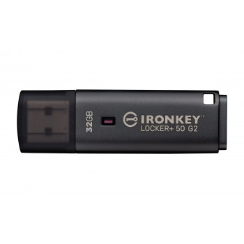 Kingston Technology IronKey 32GB Locker Plus 50 G2 32GB - USB Type-A - Negro IKLP50G2 32GB