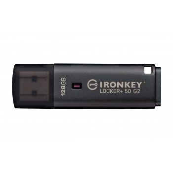 Kingston Technology IronKey 128GB Locker Plus 50 G2 128GB - USB Type-A - Negro IKLP50G2 128GB