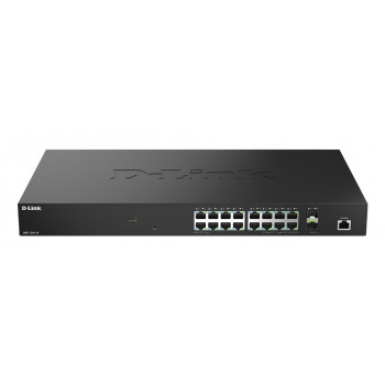 D-Link DMS-1250-18 E - Switch Gestionado L2 - 2.5G Ethernet (100 1000 2500) - 18 puertos - Negro