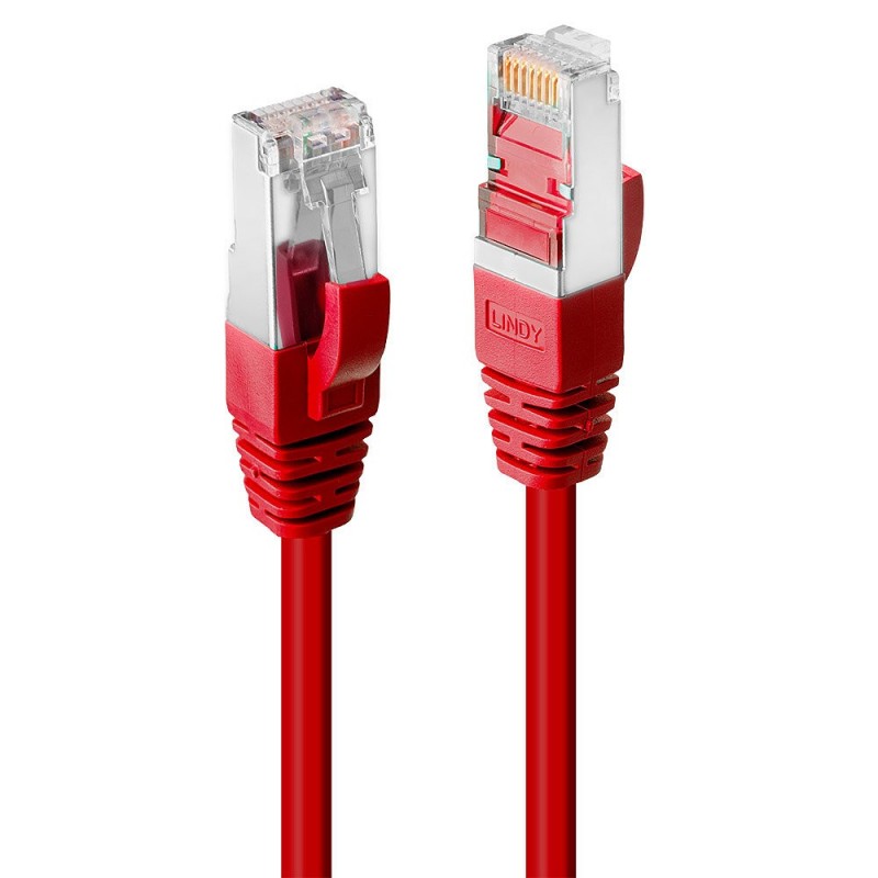 Lindy 45621 cable de red Rojo 0,5 m Cat6 S FTP (S-STP)