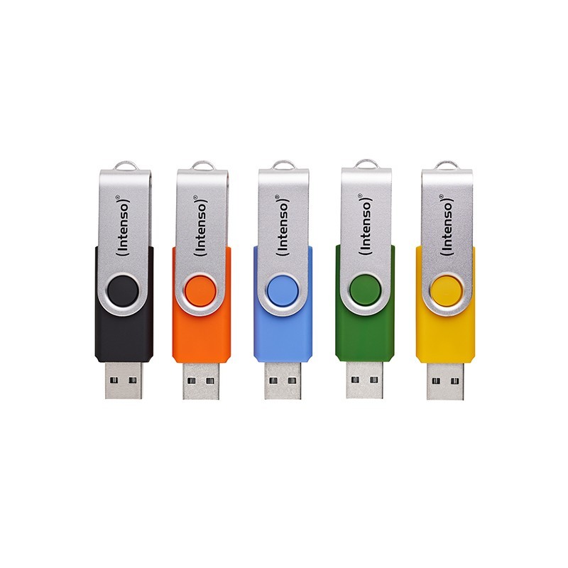 Intenso 5 x Memoria USB Office Line 32GB - USB Type-A - Multicolor 3543585