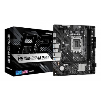 Asrock H610M-H2 M.2 D5 - LGA 1700 - micro ATX - Intel H610 90-MXBML0-A0UAYZ