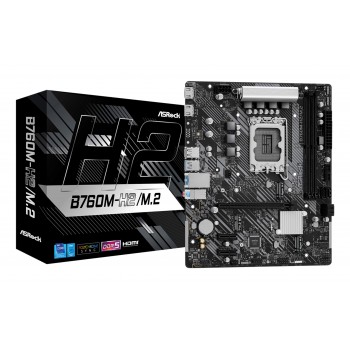Asrock B760M-H2 M.2 - LGA 1700 - micro ATX - Intel B760 90-MXBN00-A0UAYZ