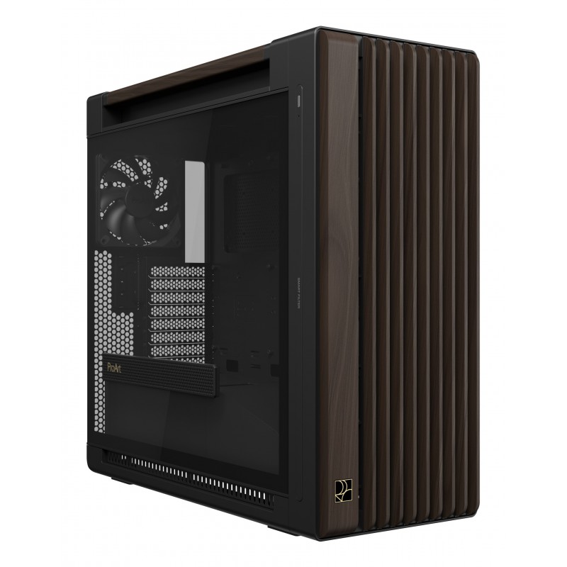 ASUS ProArt PA602 Wood Edition Modern Black - Tempered Glass Panel Midi Tower Negro, Madera 90DC00J0-B09030