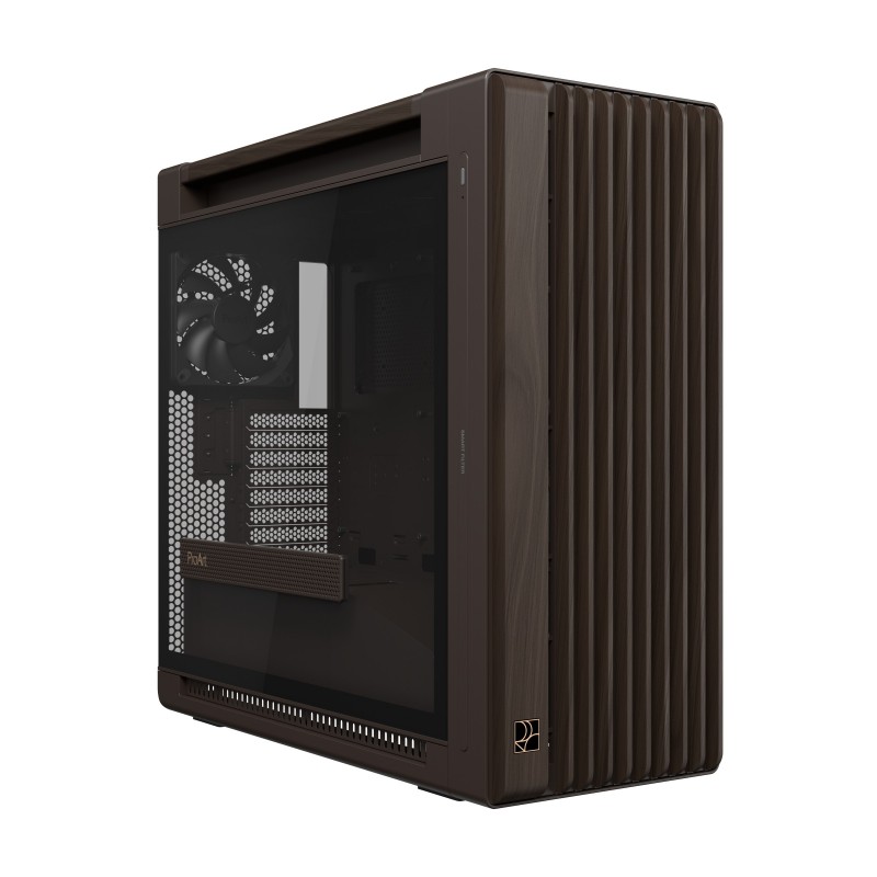 ASUS ProArt PA602 Wood Edition Retro Brown - Tempered Glass Panel Midi Tower Marrón 90DC00J8-B09000