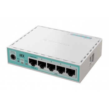 Mikrotik hEX router Gigabit Ethernet Blanco E50UG