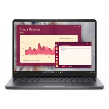 DELL Pro 14 PC14250 Gris - 14" - Intel Core Ultra 5 - 16GB - 512GB SSD - Windows 11 Pro MD7HJ