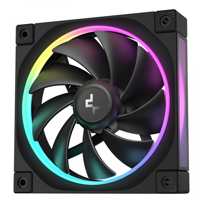 DeepCool FL12 - Ventilador de carcasa - 12 cm - Negro R-FL12-BKAPN1-G