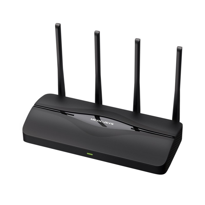 Mercusys MR27BE router inalámbrico 2.5 Gigabit Ethernet Doble banda (2,4 GHz   5 GHz) Negro