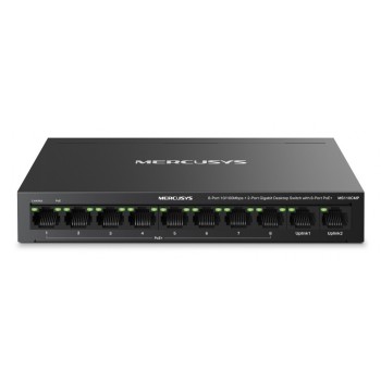 Mercusys MS110CMP - Switch Fast Ethernet (10 100) - PoE - Negro