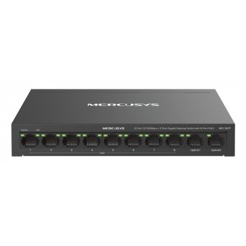 Mercusys MS110CP - switch - Fast Ethernet (10 100) - PoE - Negro