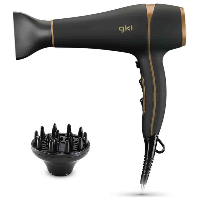 Grunkel ONYX S2200 secador 2200 W Negro, Oro ONYXS2200