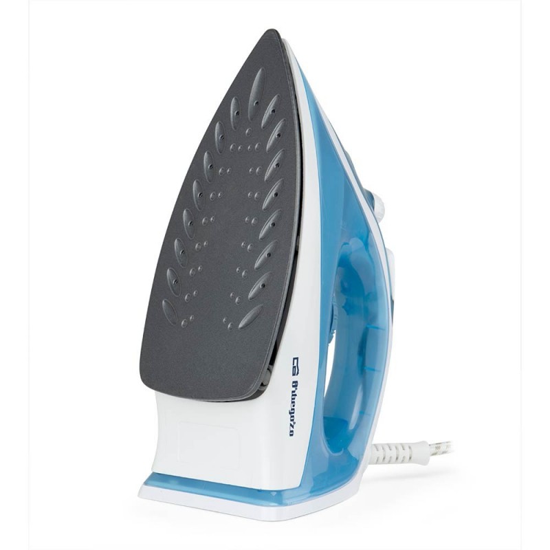 Orbegozo SV 2025 plancha Plancha vapor-seco Suela antiadherente 2000 W Blanco, Azul 18146