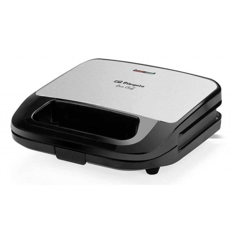 Orbegozo SW 7560 sandwichera 750 W Negro, Plata 18224