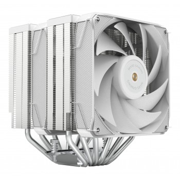 Mars Gaming MCPU-XU6W - Procesador Refrigerador de aire - 350W TDP - Doble Torre - Blanco MCPUXU6W
