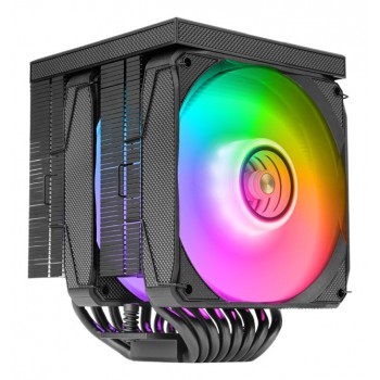 Mars Gaming MCPU-LCDPRO - Disipador CPU - 380W TDP - Doble 120mm PWM - LCD ARGB MCPULCDPRO