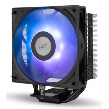 NOX Hummer R-400 ARGB - Refrigerador de aire - Ventilador 12 cm - Negro NXHUMMERR400ARGBBK