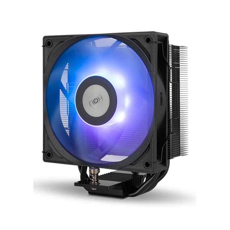 NOX Hummer R-400 ARGB - Refrigerador de aire - Ventilador 12 cm - Negro NXHUMMERR400ARGBBK