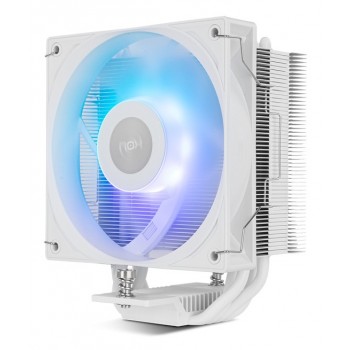 NOX Hummer NXHUMMERR400ARGBWH - Refrigerador CPU - Ventilador 120mm ARGB - Blanco