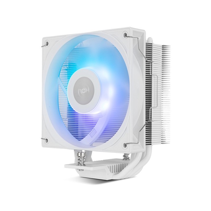 NOX Hummer NXHUMMERR400ARGBWH - Refrigerador CPU - Ventilador 120mm ARGB - Blanco