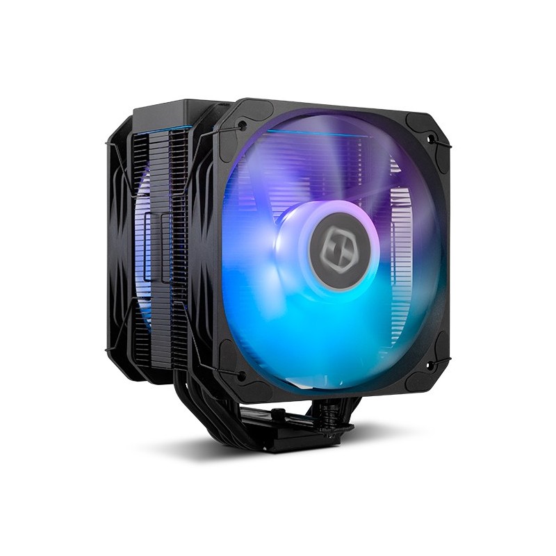NOX Hummer H-200 ARGB - Refrigerador de aire - 2x 130mm ARGB - Negro - 230W TDP - Compatibilidad AMD NXHUMMERH200ARGB