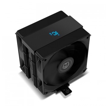 NOX Hummer H-200 LCD - Refrigerador de aire Procesador - Doble Ventilador 120mm - 210W TDP - Negro NXHUMMERH200LCD