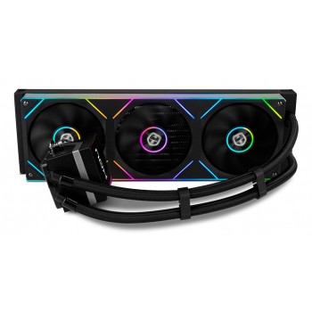 NOX Hummer M-360 LCD|Kit RL Magnético ARGB Negro NXHUMMERM360LCDBK