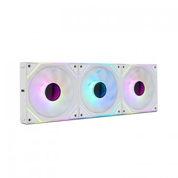 NOX Hummer Pro Link - Ventilador Caja 12 cm Blanco Set 3 - ARGB, Magnético, PWM, 1800 RPM, 33.5 dBA NXHUMMERPROLINKWH