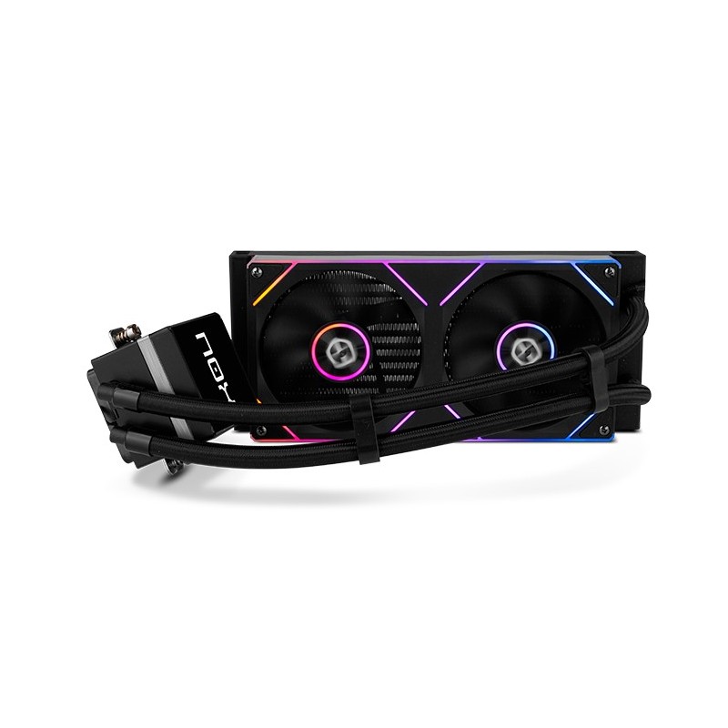 NOX Hummer M-240 LCD|Kit RL Magnético ARGB Negro NXHUMMERM240LCDBK