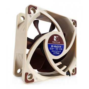 Noctua NF A6x25 - 6 cm - 5V - Blanco NF-A6X25 5V