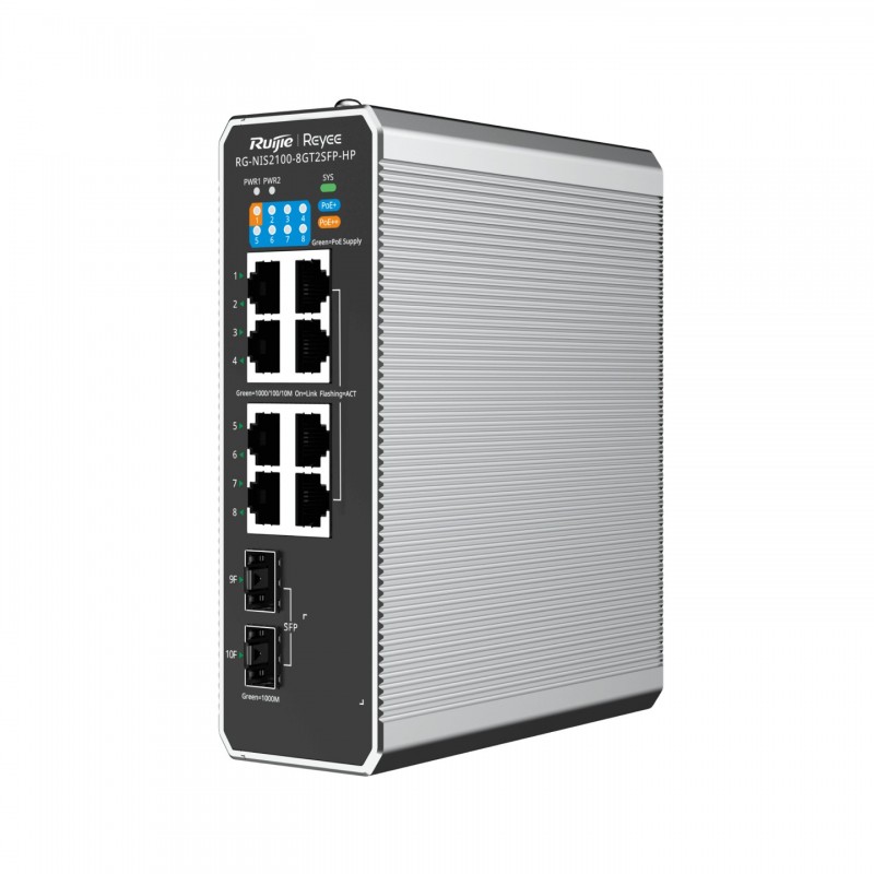 SWITCH RUIJIE REYEE RG-NIS2100-8GT2SFP-HP