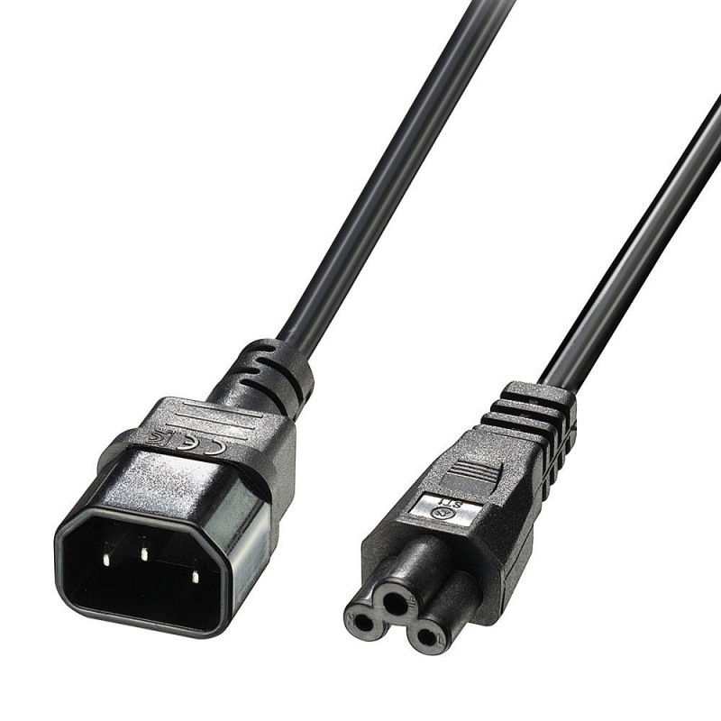 Cable de transmisión Negro 3 m C14 acoplador C5 acoplador 30342