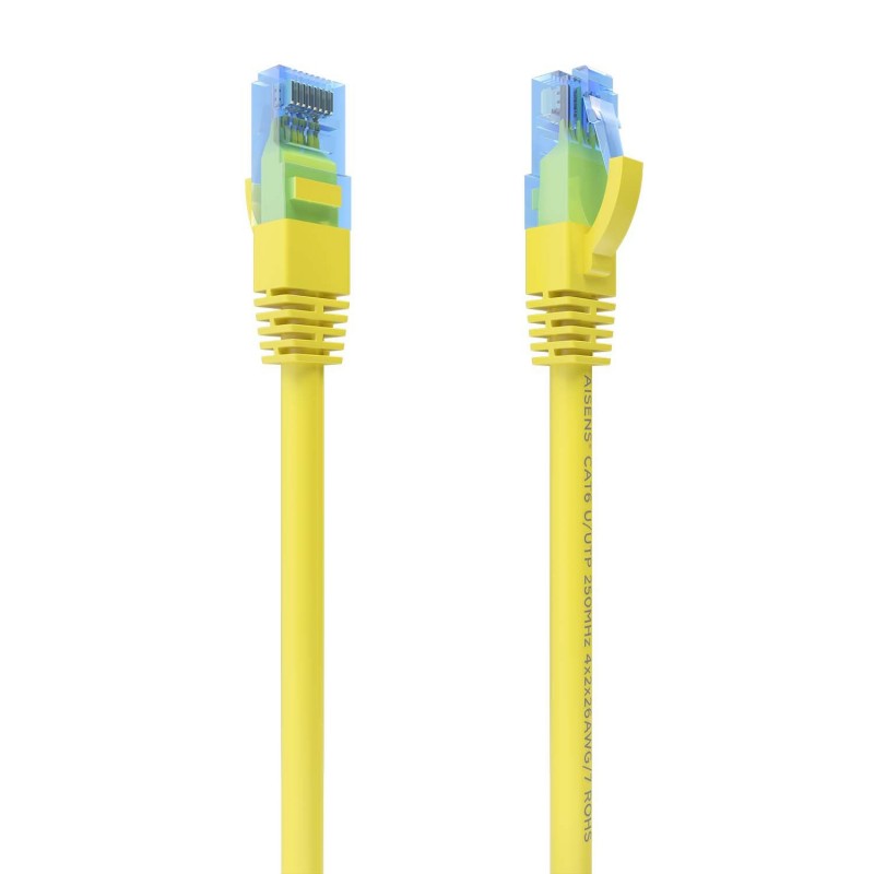Cable de Red RJ45 AWG26 CCA UTP Aisens A135-0816 Cat.6  30cm  amarillo A135-0830