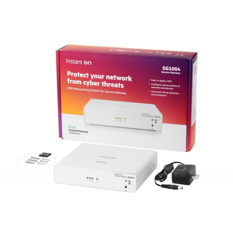 HPE Networking Instant On Secure Gateway 4-port Gigabit SG1004 S0G33A
