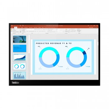 Lenovo ThinkVision M14d Monitor - 14" 2.2K - LED - Negro - 60Hz 63AAUAT6WL