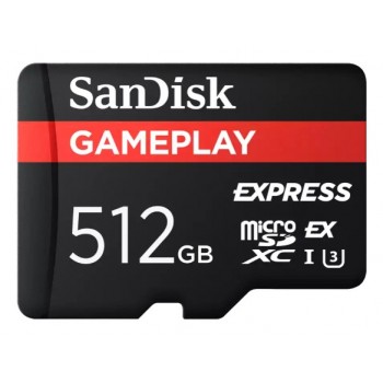 SanDisk GamePlay Express microSD 512GB UHS-I Clase 10 SDSQXFN-512G-GN6GN