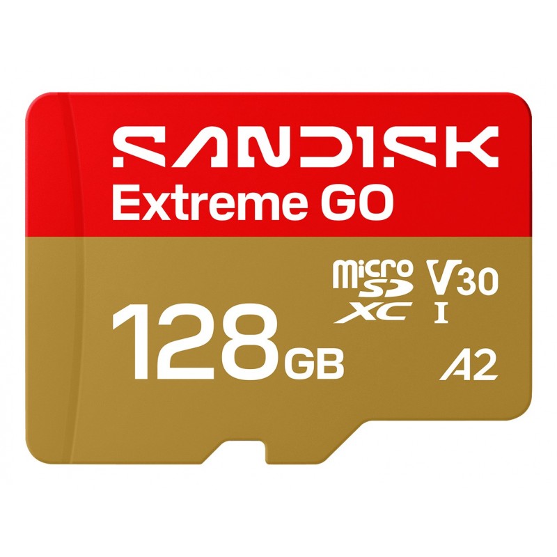 SanDisk Extreme GO 128 GB MicroSDXC UHS-I SDSQXGN-128G-GN6MN