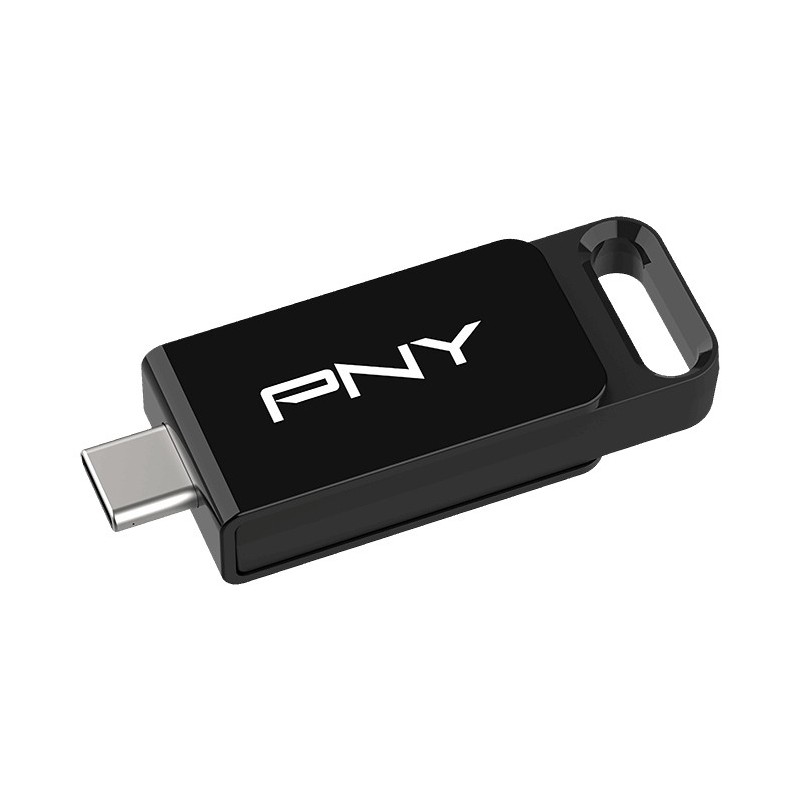 PNY Elite unidad flash USB 64 GB USB Tipo C 3.2 Gen 1 (3.1 Gen 1) Negro P-FD64GELC-GE