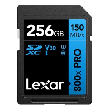 Lexar High-Performance 800xPRO 256 GB SDXC UHS-I Clase 10 LSD0800P256G-BNNNG