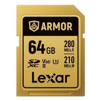 Lexar ARMOR GOLD 64 GB SDXC UHS-II LSDAMGL064G-RNNNG